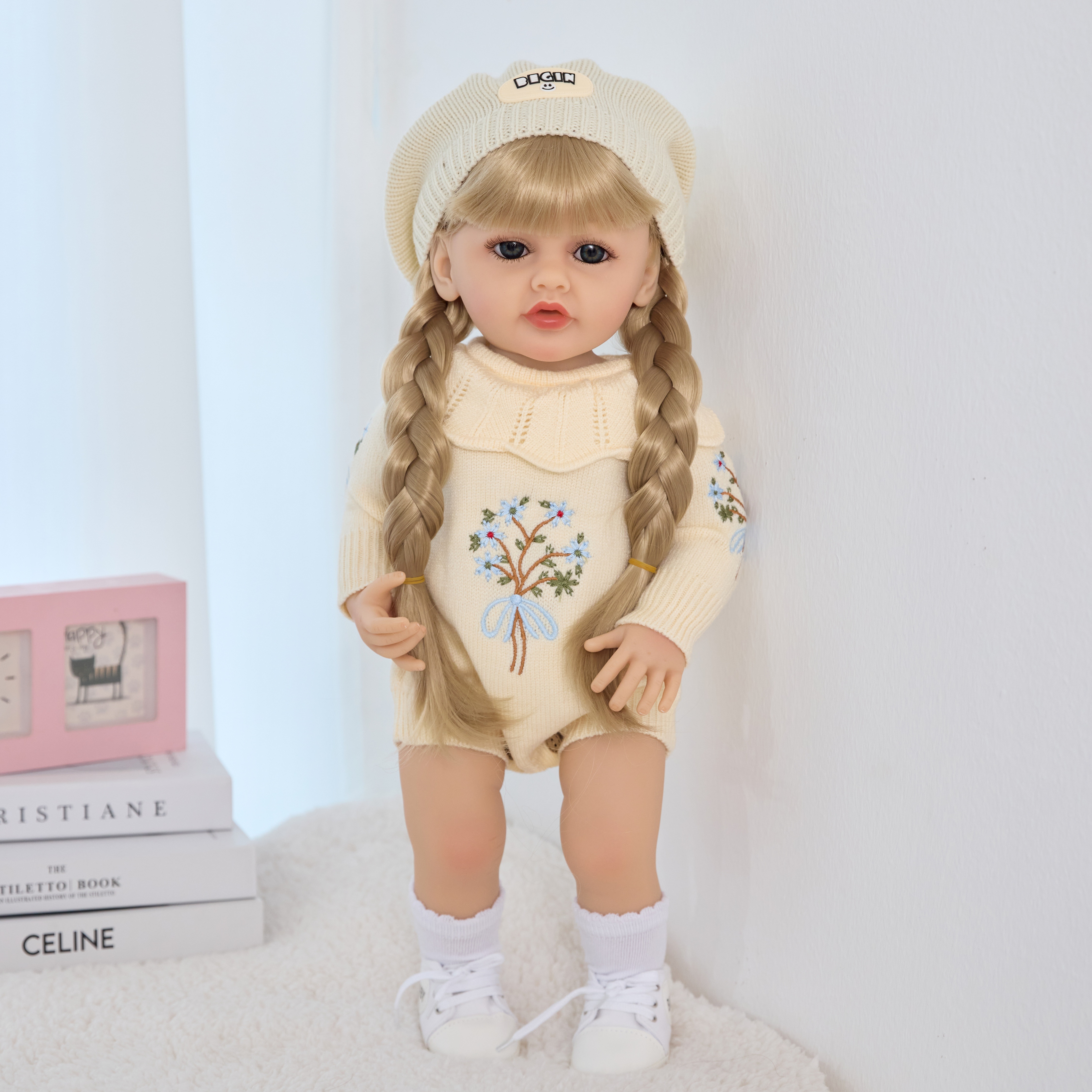 Rebirth Doll, soothing doll, baby doll, 55cm simulation doll, plush doll, children's soft rubber toy gift Application Scenario
