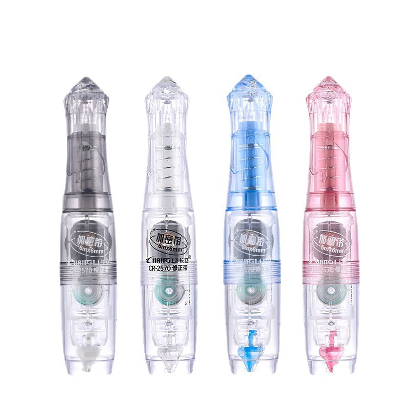 Changli 2570 Rotatable replaceable correction tape, student correction tape, transparent large-capacity, high-appearance-level correction tape Item Picture