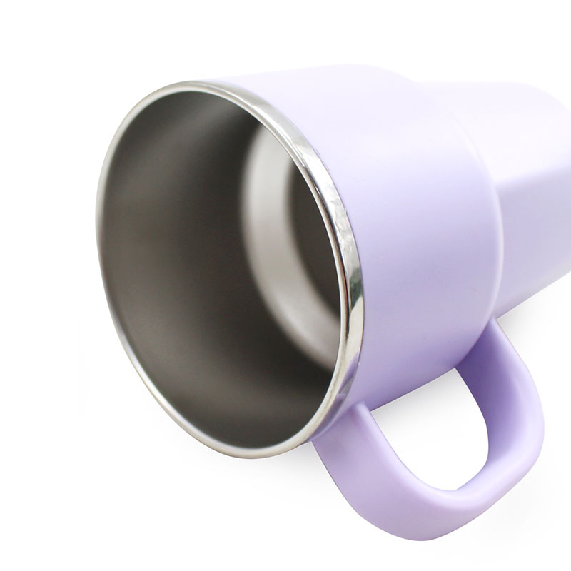 12OZ and 20OZ external plastic handle cups, office coffee cups, cold drink cups, portable water cups for outdoor camping details Picture