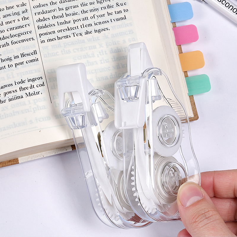 The new 804 mini correction tape is a simple, small, portable and transparent creative silent smooth correction tape The new 804 mini correction tape is a simple, small, portable and transparent creative silent smooth correction tape
