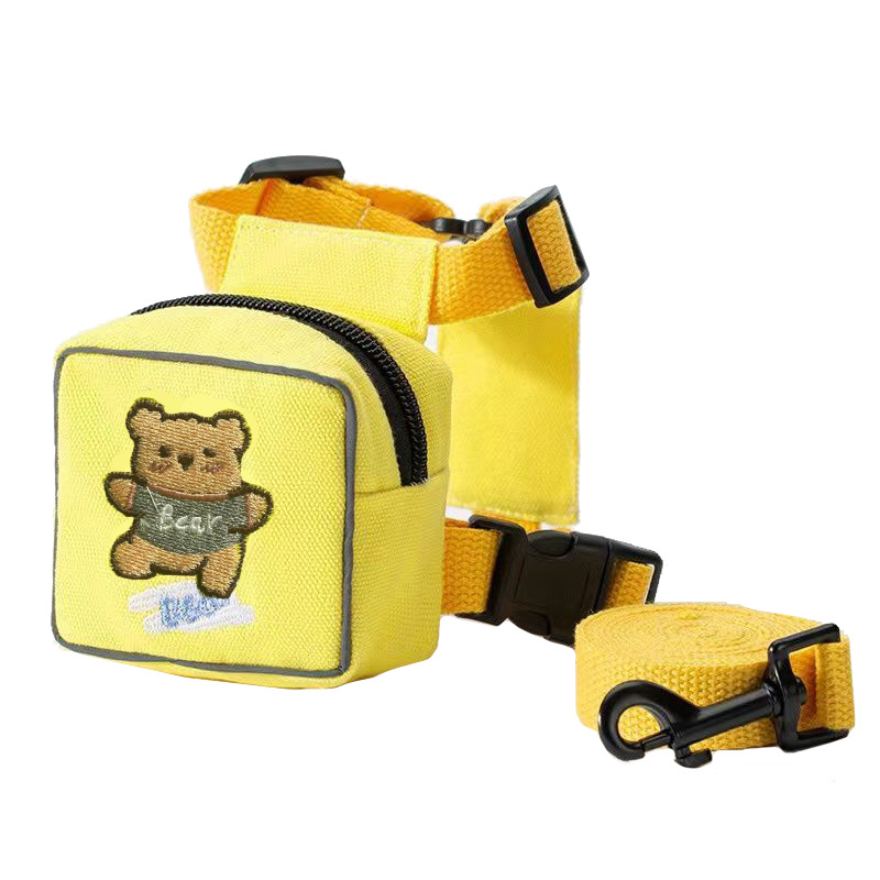 Cuerda de tracción para mascotas cuerda de tracción para gatos ajustable teddy by bear snack para perros mochila para perros correa de pecho suministros para mascotas Specification image
