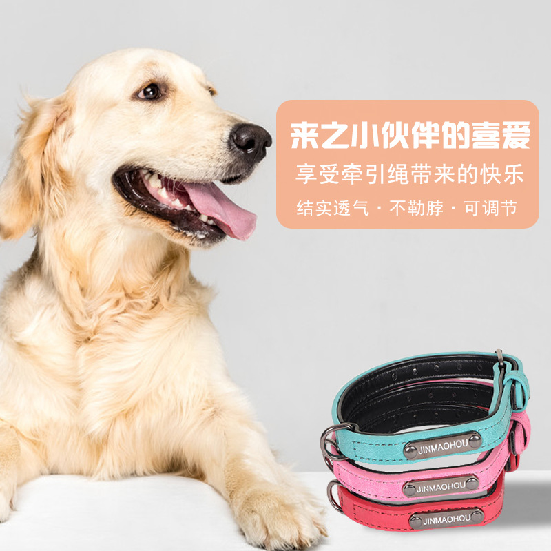 U collar de cuero para perros pequeños y medianos collar para mascotas collar para gatos para perros grandes y medianos collar para mascotas
