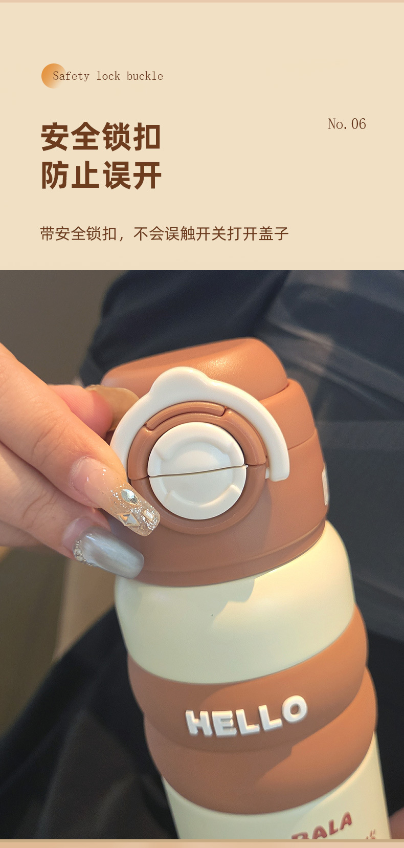 10th Generation Double-drinking Straight Cup, 600ML detail image 4