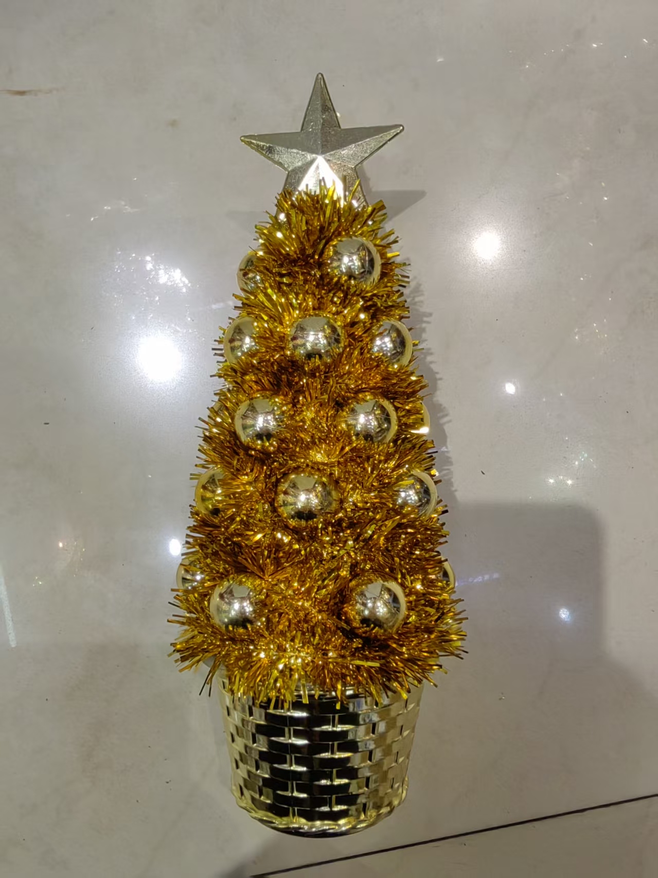 diy mini Christmas tree table ornaments, high-end scene arrangement, atmosphere, ins style Christmas tree, Christmas supplies, Christmas tree festival gifts, cross-border Christmas tree Item Picture