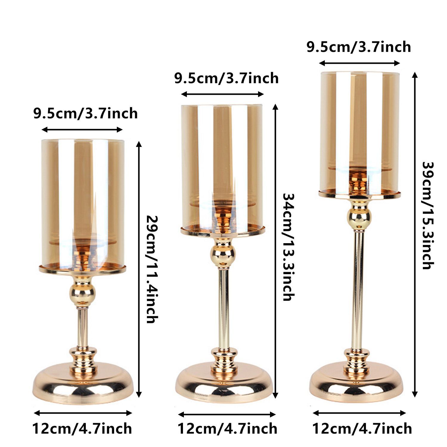 French high-end wedding style, light luxury, retro glass, silver candlestick, romantic dinner decoration, birthday and anniversary gift detail image 4