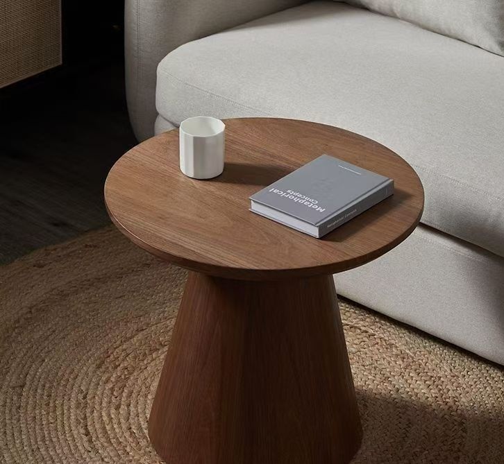 Coffee tables, hotel and homestay coffee tables, wholesale negotiation, simple solid wood round tables, coffee tables, bedside tables, wooden handicrafts, wooden ornaments detail image 3