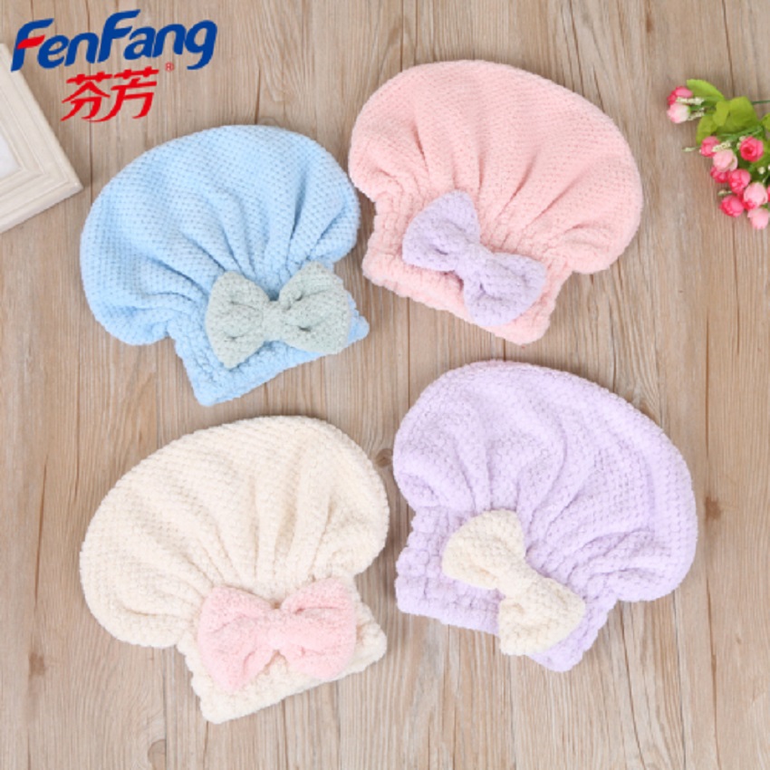 Factory direct sales of fashionable pineapple-patterned dry hair caps, absorbent headscarves, soft long hair shower caps, thickened dry hair towels Item Picture