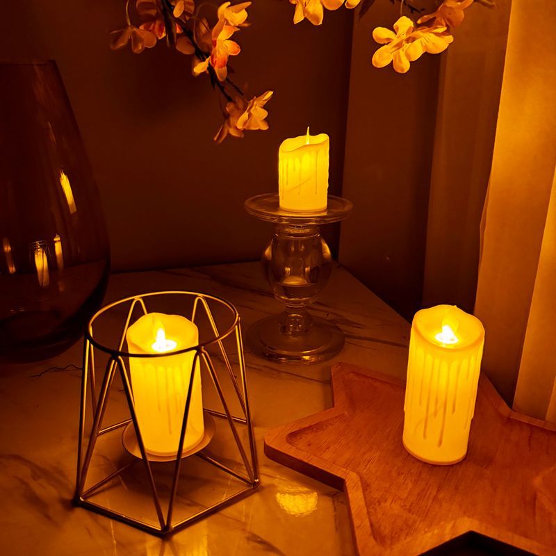 Candlelight dinner props, candle arrangement, romantic table decoration, metal candlestick ornaments, Nordic minimalist lamps, Valentine's Day detail image 6