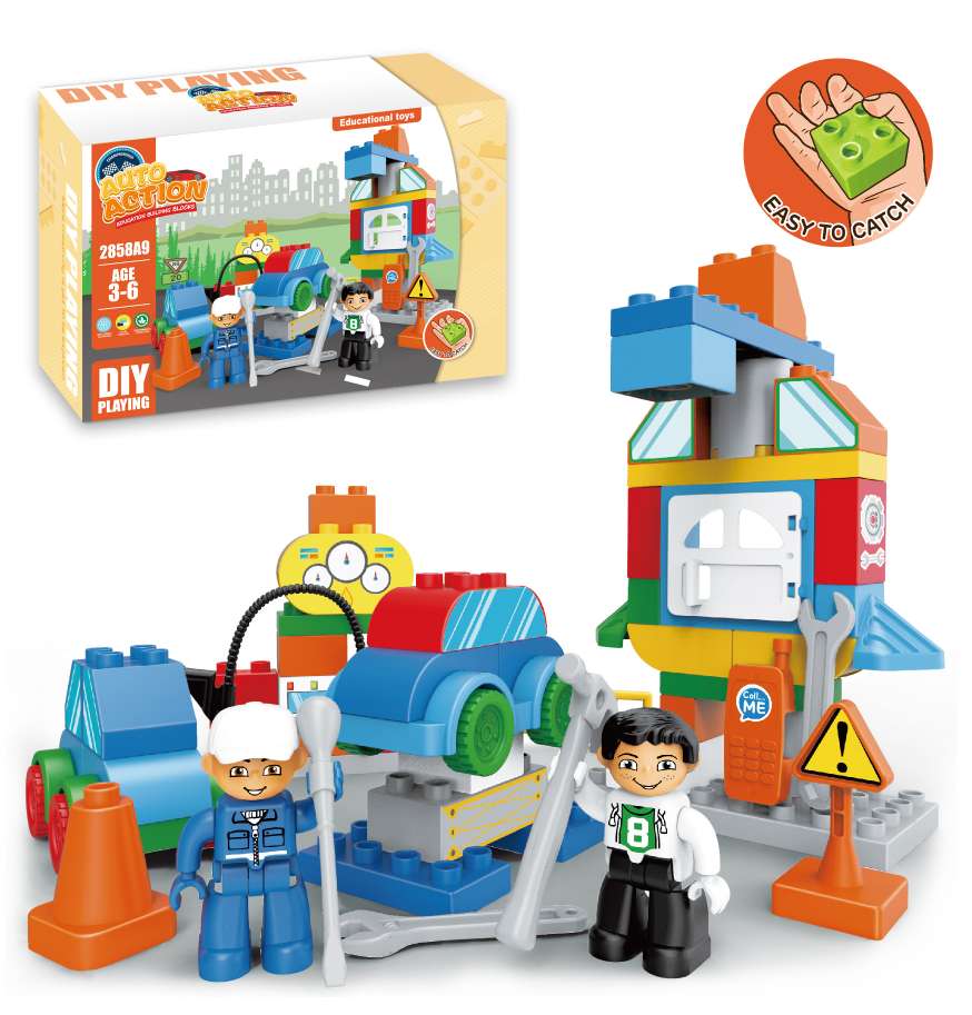 TL69921 Green Forest Compatible with Lego Large Blocks for Educational, educational and stress-Relieving (62PCS) detail image 1