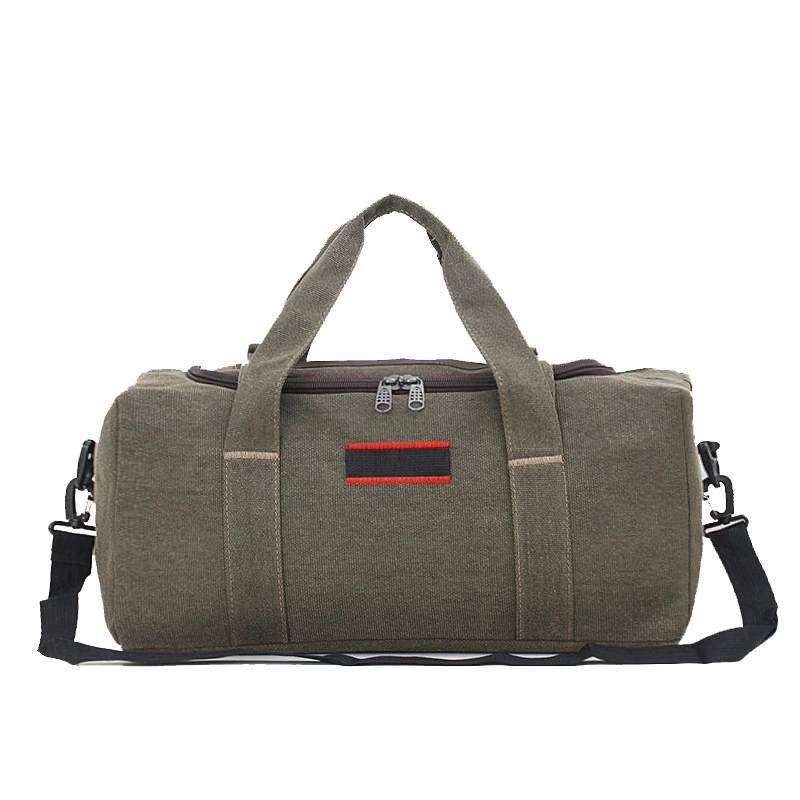 Extra-large capacity canvas hand-held luggage bags, travel bags, moving large bags, outdoor self-driving packaging clothes, travel bags detail image 4