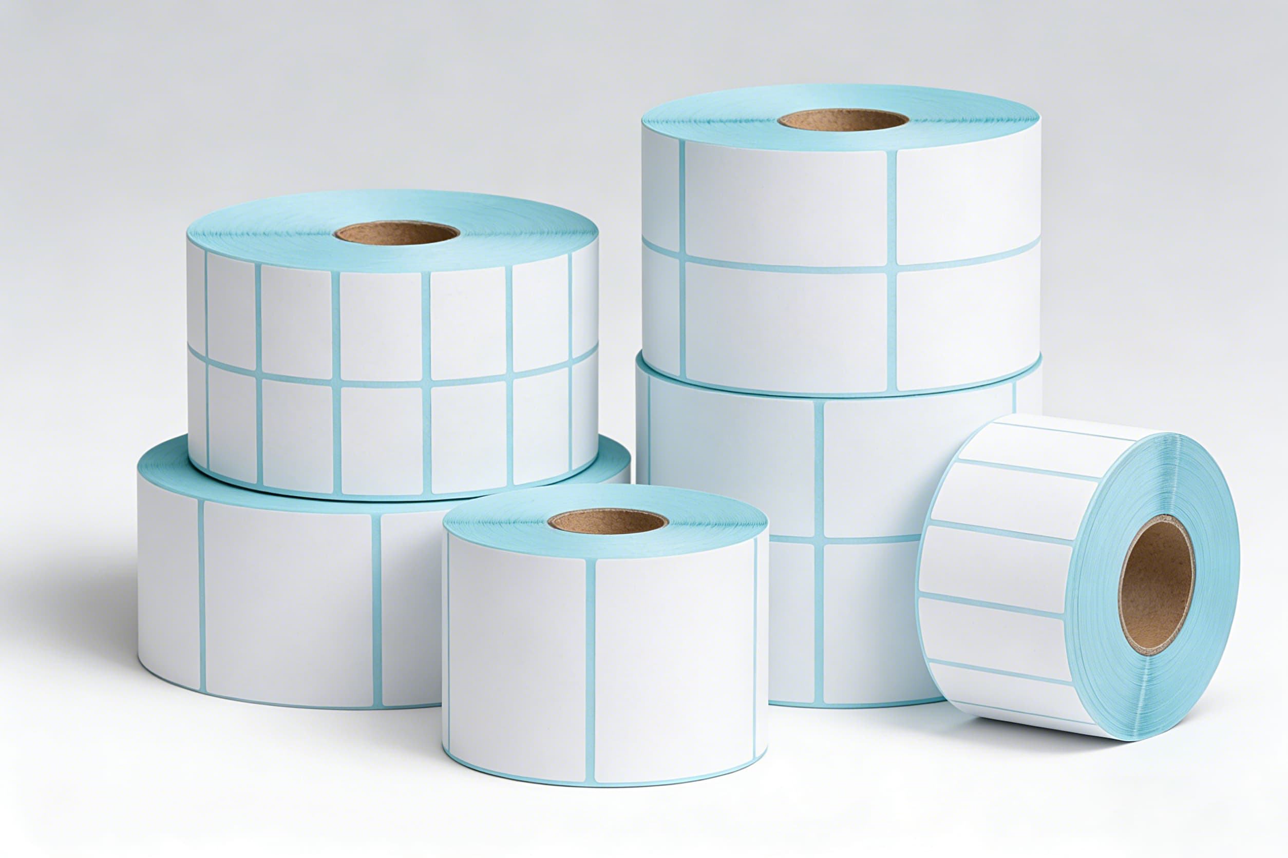 Thermal Label paper, self-adhesive barcode paper, 60x60 thermal self-adhesive sticker label paper Item Picture