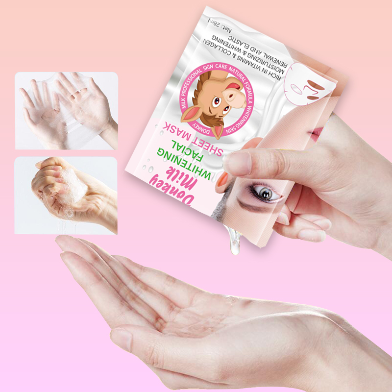 Dear she Donkey Milk Moisturizing, Brightening, Elastic and Moisturizing Mask Manufacturer Wholesale Custom Mask for cross-border bestsellers Item Picture