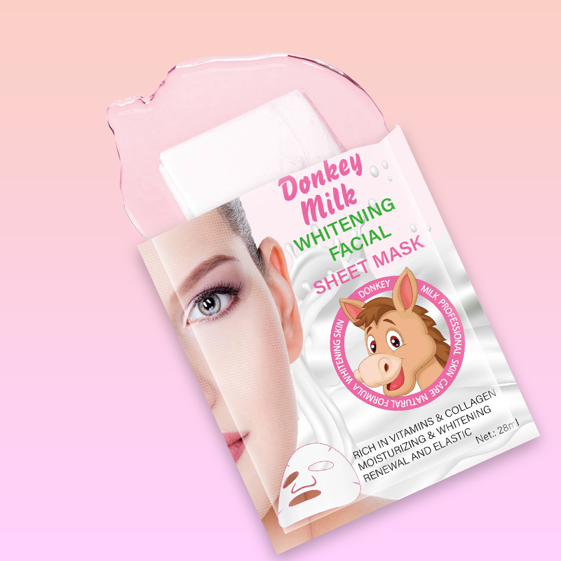 Dear she Donkey Milk Moisturizing, Brightening, Elastic and Moisturizing Mask Manufacturer Wholesale Custom Mask for cross-border bestsellers Specification image