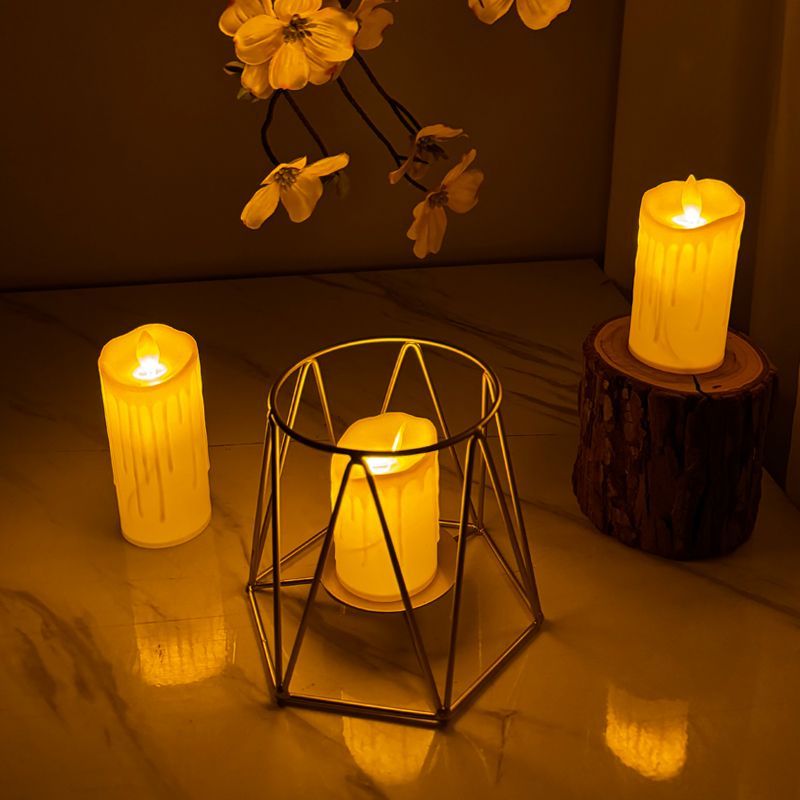 Candlelight dinner props, candle arrangement, romantic table decoration, metal candlestick ornaments, Nordic minimalist lamps, Valentine's Day detail image 5