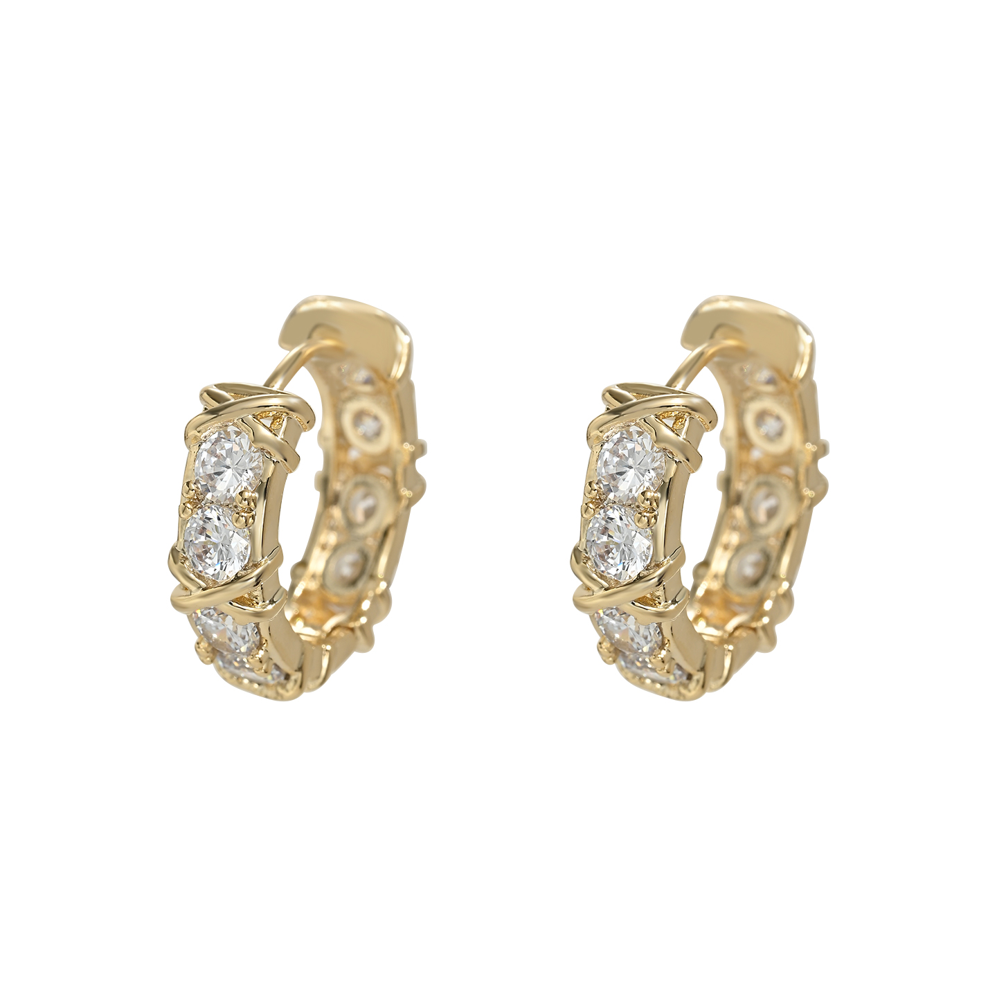 Pendientes de círculo hebillas de oído mujeres diseño simple moda diaria versátil orejeras moda pic 7