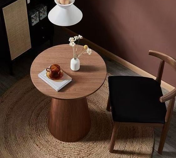 Coffee tables, hotel and homestay coffee tables, wholesale negotiation, simple solid wood round tables, coffee tables, bedside tables, wooden handicrafts, wooden ornaments detail image 4