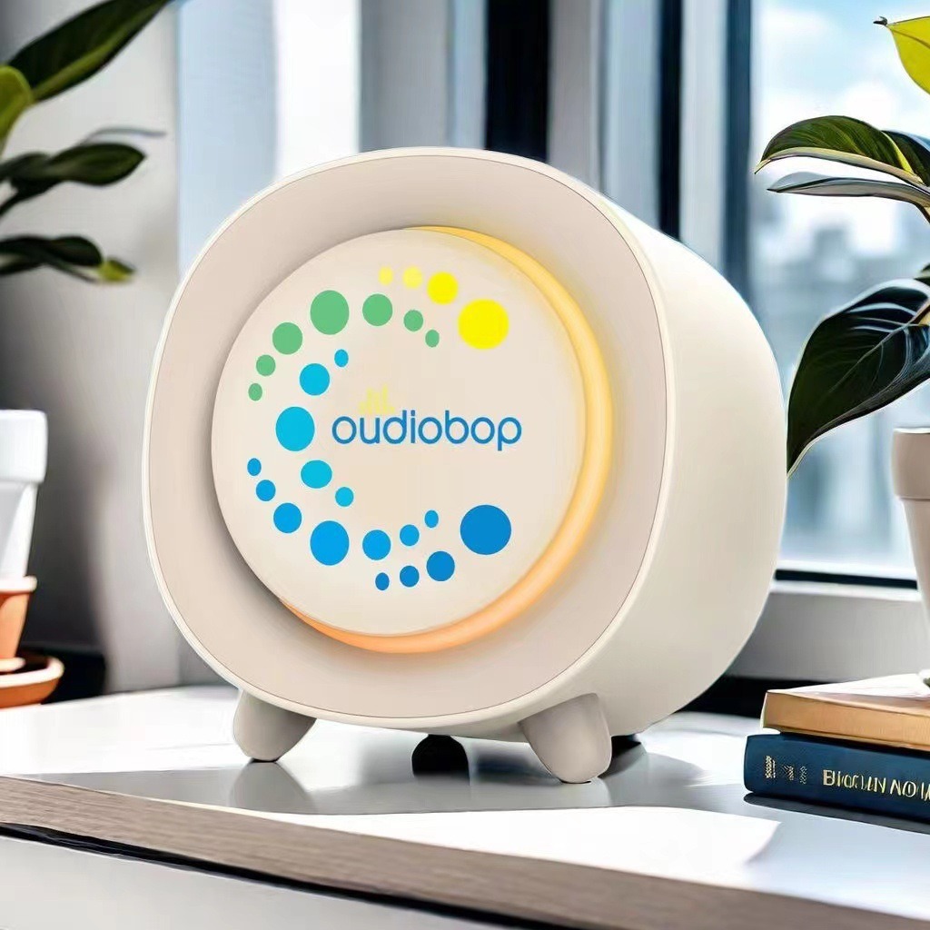 Exquisite and compact Macaron Bluetooth speaker, desktop lighting, long-lasting subwoofer, portable card-inserting gift speaker, Bluetooth speaker details Picture
