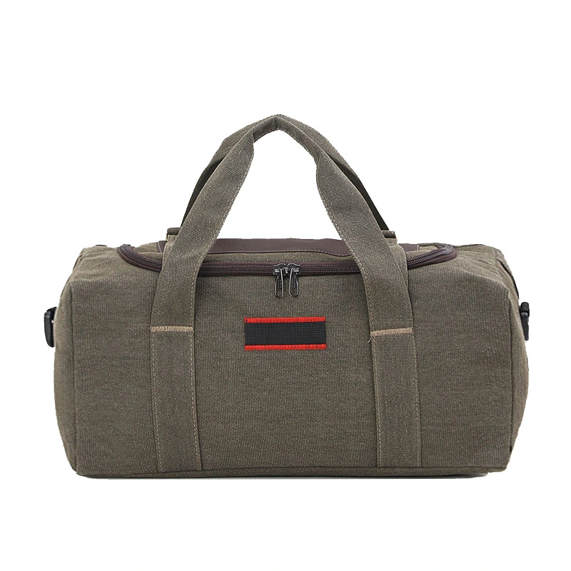 Extra-large capacity canvas hand-held luggage bags, travel bags, moving large bags, outdoor self-driving packaging clothes, travel bags detail image 3