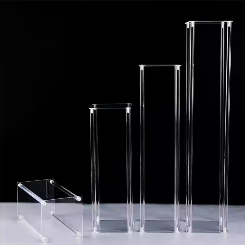Solid thick-pole acrylic flower stand, wedding props, wedding scene store road guide, wedding festival restaurant display items detail image 5