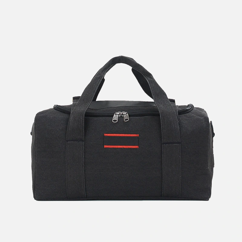 Extra-large capacity canvas hand-held luggage bags, travel bags, moving large bags, outdoor self-driving packaging clothes, travel bags detail image 7