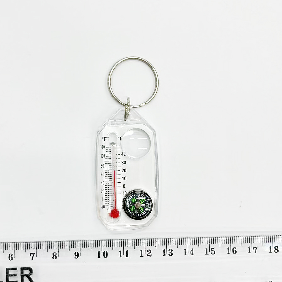 Multi-functional keychain Compass K102 Item Picture