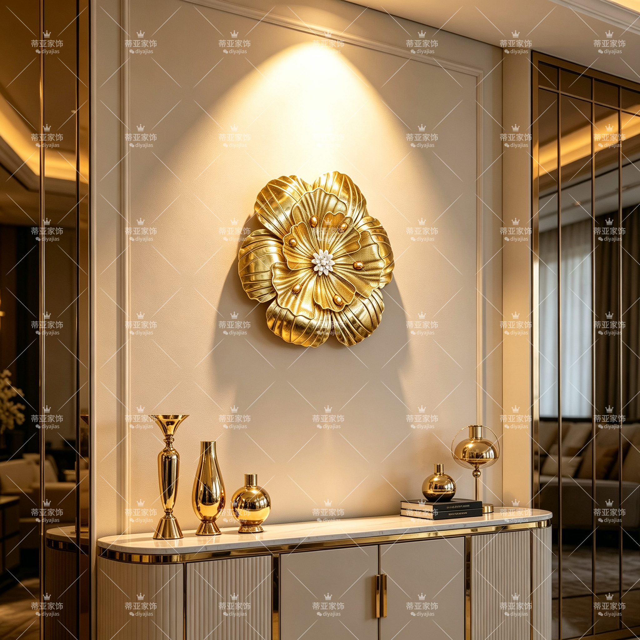 جدران حديدية معدنية مزخرفة بجدار 093707947. Specification image