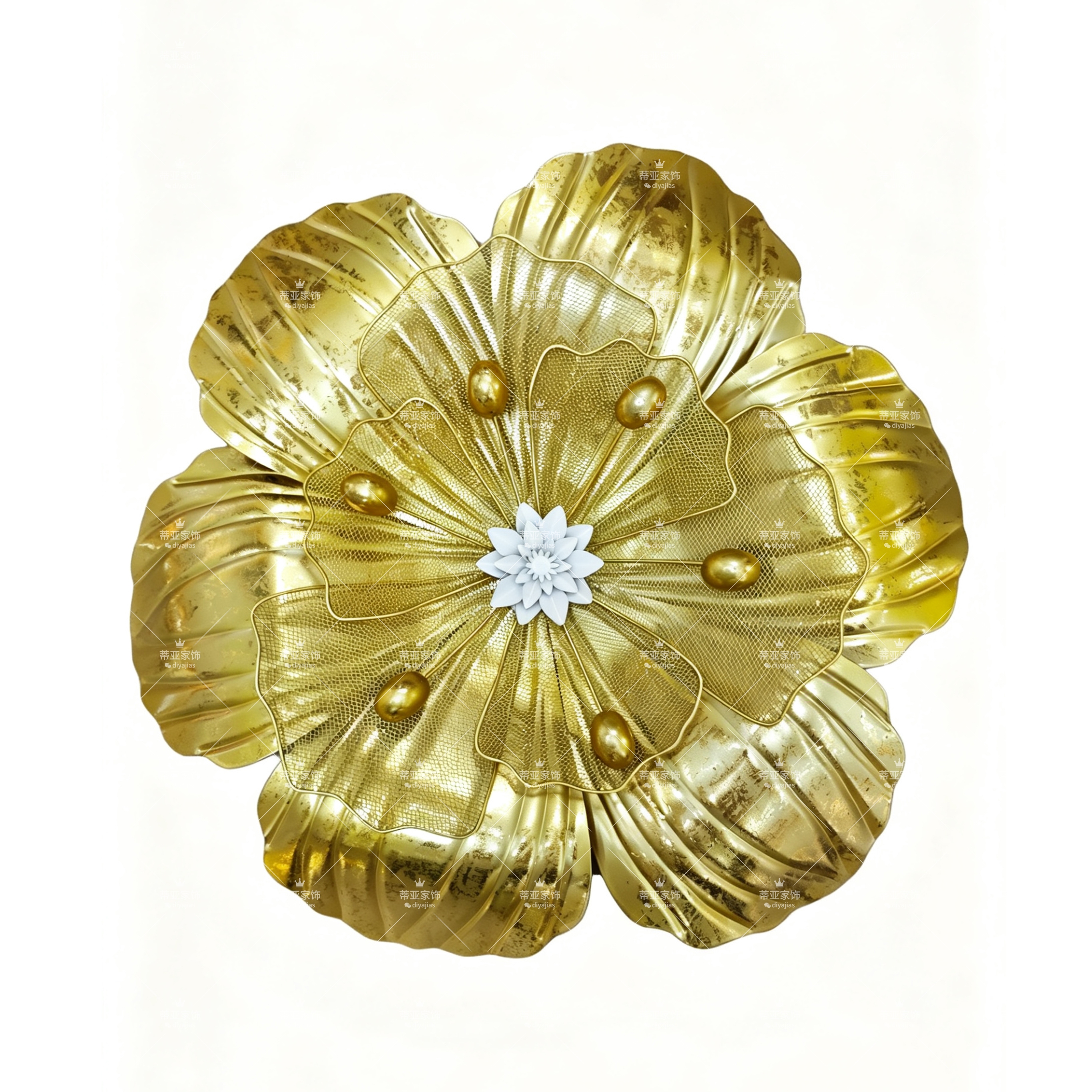 铁艺金属花卉墙面装饰 093707947