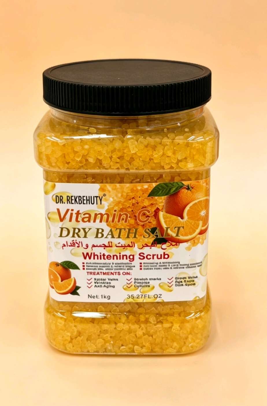 DR REKBEHUTY Vitamin C Orange Granule Bath Salt Application Scenario