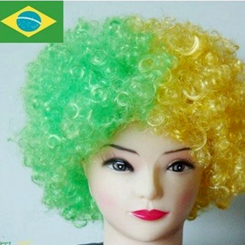 ومن المشجعين الألمان لباريات مستعار من اللون الأحمر والأحمر والأصفر في مهرجان سين في فيون Item Picture