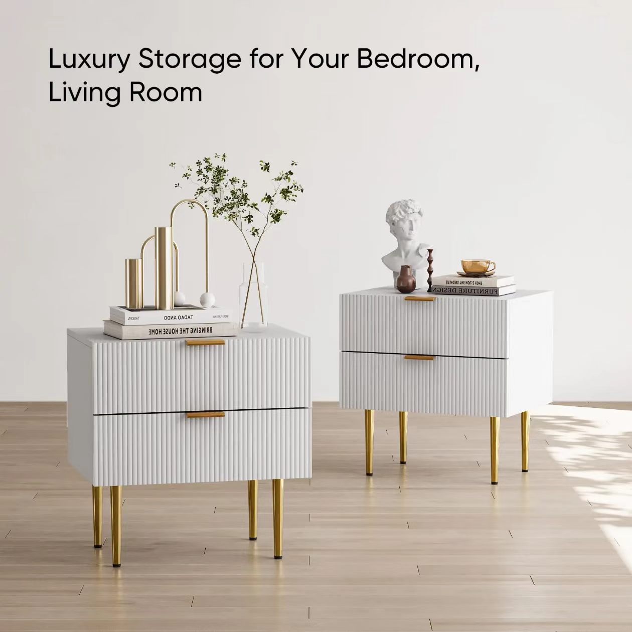 American-style light luxury solid wood bedside table, French-style living room storage cabinet, bedroom storage cabinet, bedside cabinet, MDF solid wood combination, detachable and assemblable