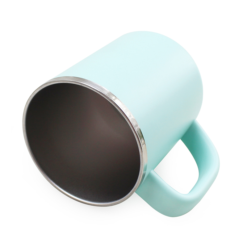 Color 480ml double-lid mug, outdoor beer mug, stainless steel cup, office coffee cup details Picture