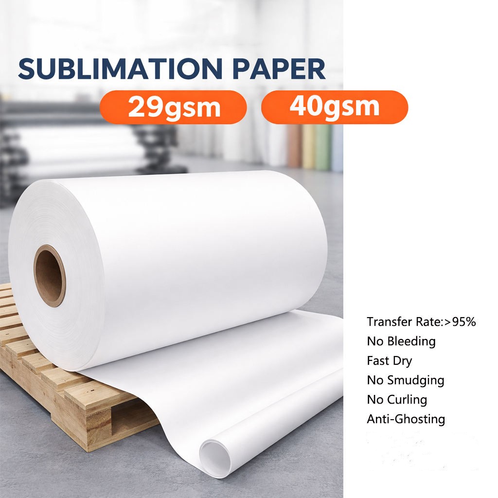 29g digital printing Sublimation transfer paper Sublimation paper roll sublimation transfer paper