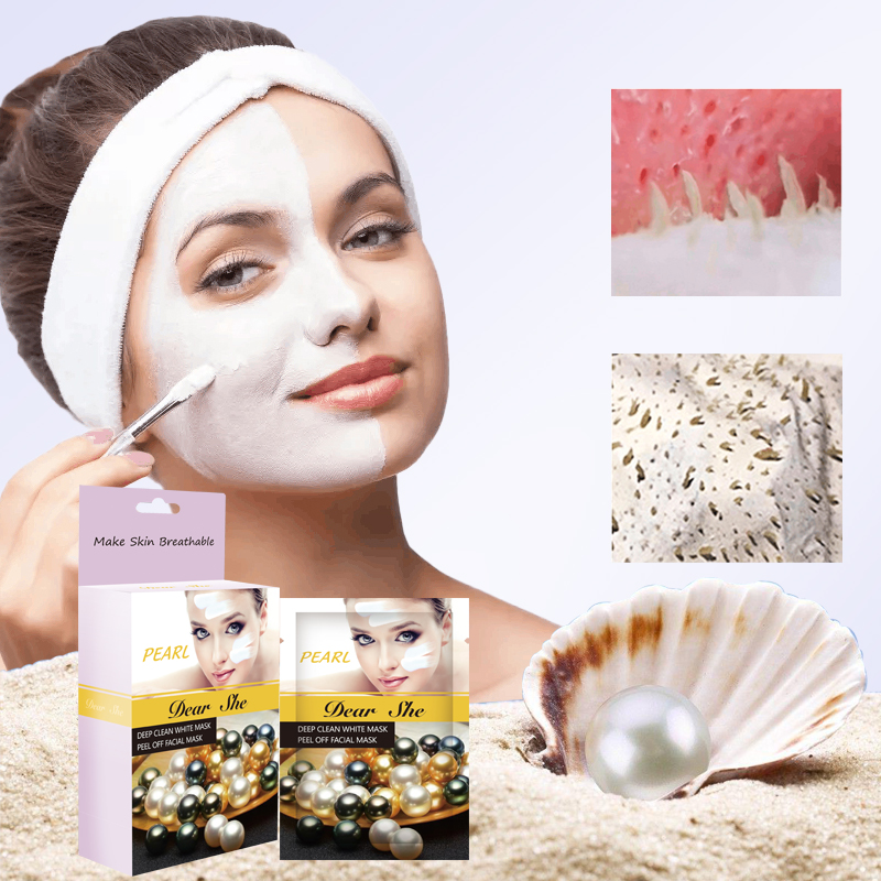 DEAR SHE Pearl Blackhead Nose Mask Deep Cleansing Blackhead Removal Mask Cross-border Wholesale Specification image