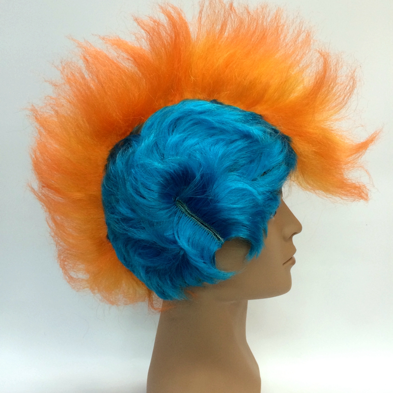 Qianfang wig hat, inverted feather comb wig, cosplay anime performance, cartoon character wig 5566 Application Scenario