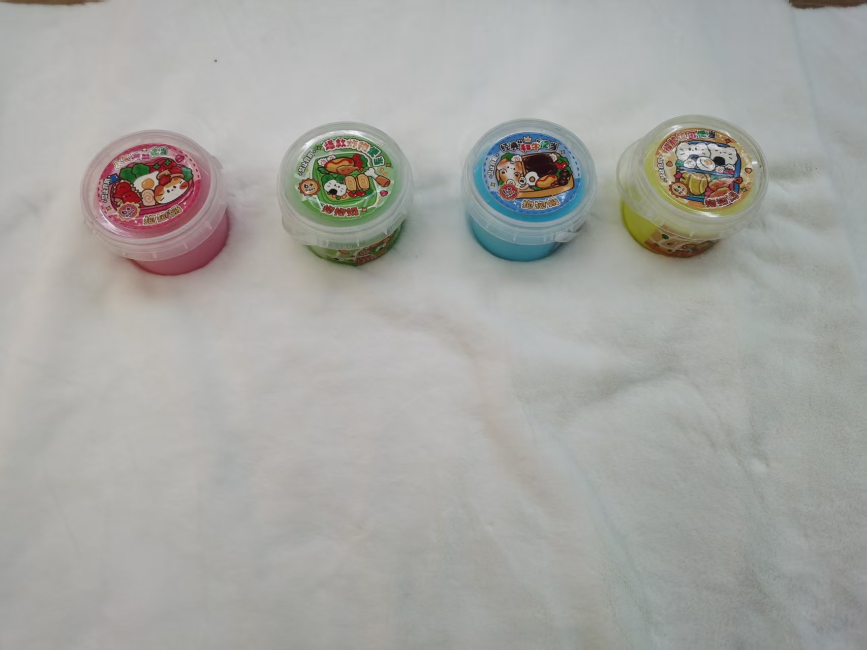 Rice ball bento, hug milk, stress-relieving children's small toys Specification image