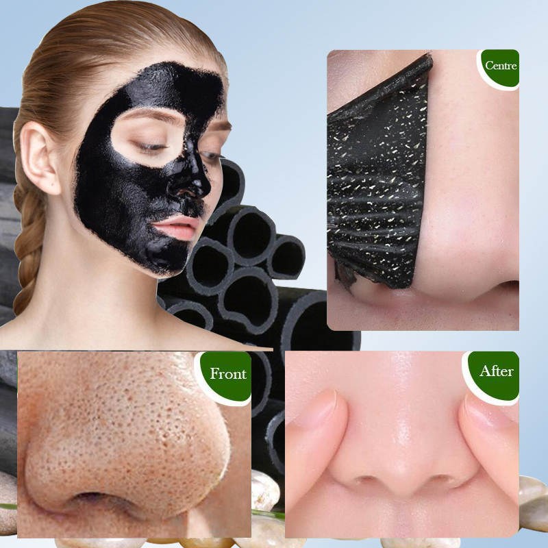 ويستنشق الخيزران الخيزران الخيزران قناع الرأس الأسود من أجل إزالة مسام البثور الأسود Item Picture