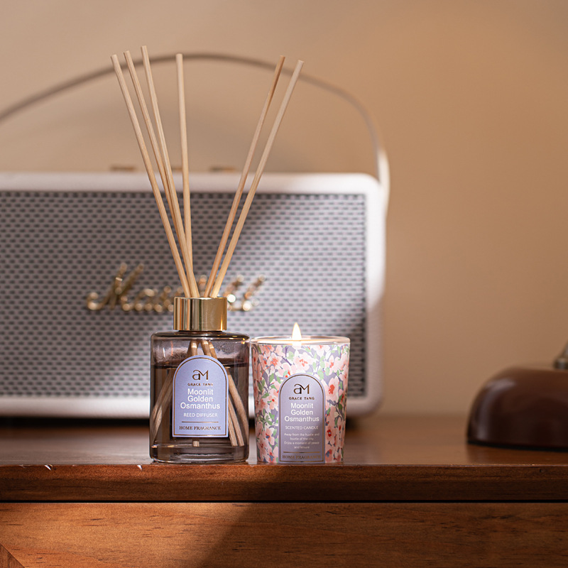 Exquisite gift box of Gardenia and lavender scented candles Application Scenario