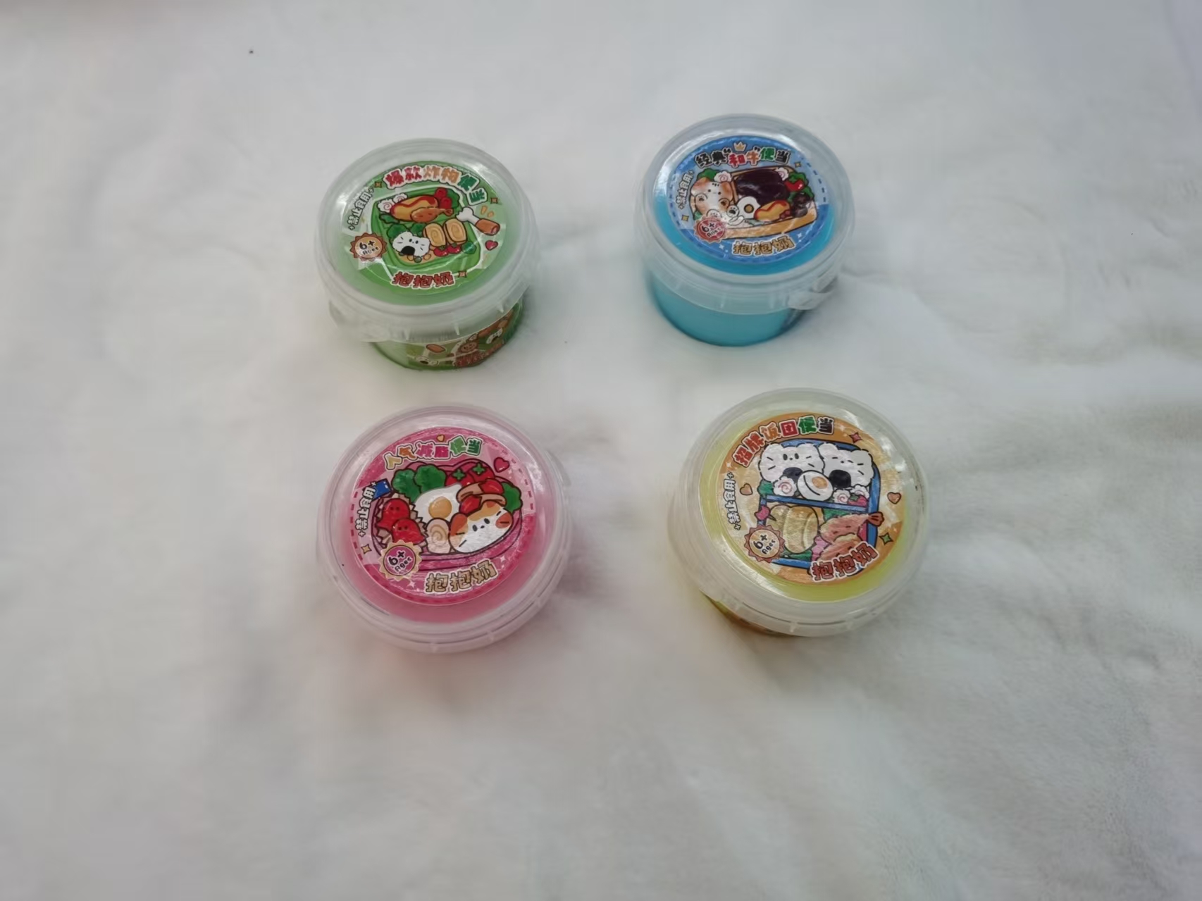 Rice ball bento, hug milk, stress-relieving children's small toys details Picture