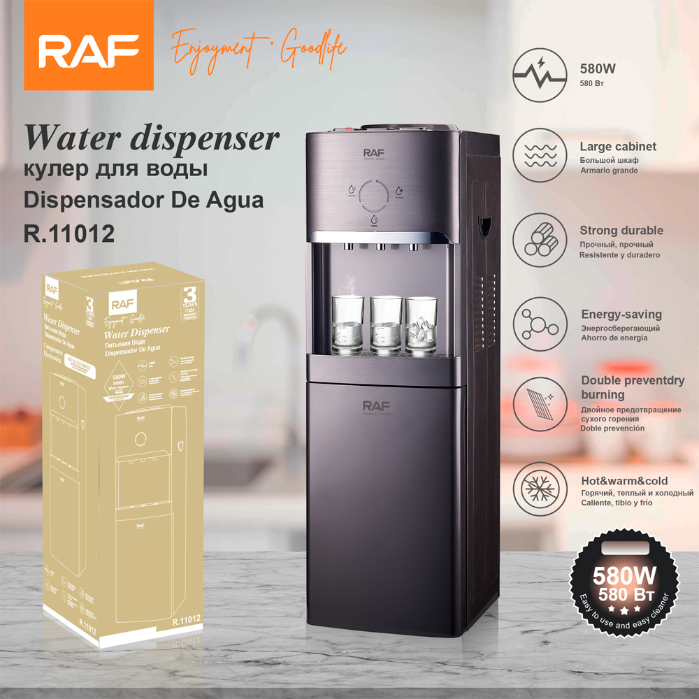 ضاغط (RAF) عبر الحدود (European Company)، الذي يوفر الطاقة في مشرب المياه، ثلاث حنفية من أجل الذكاء البيئي المنزلي المنزلي