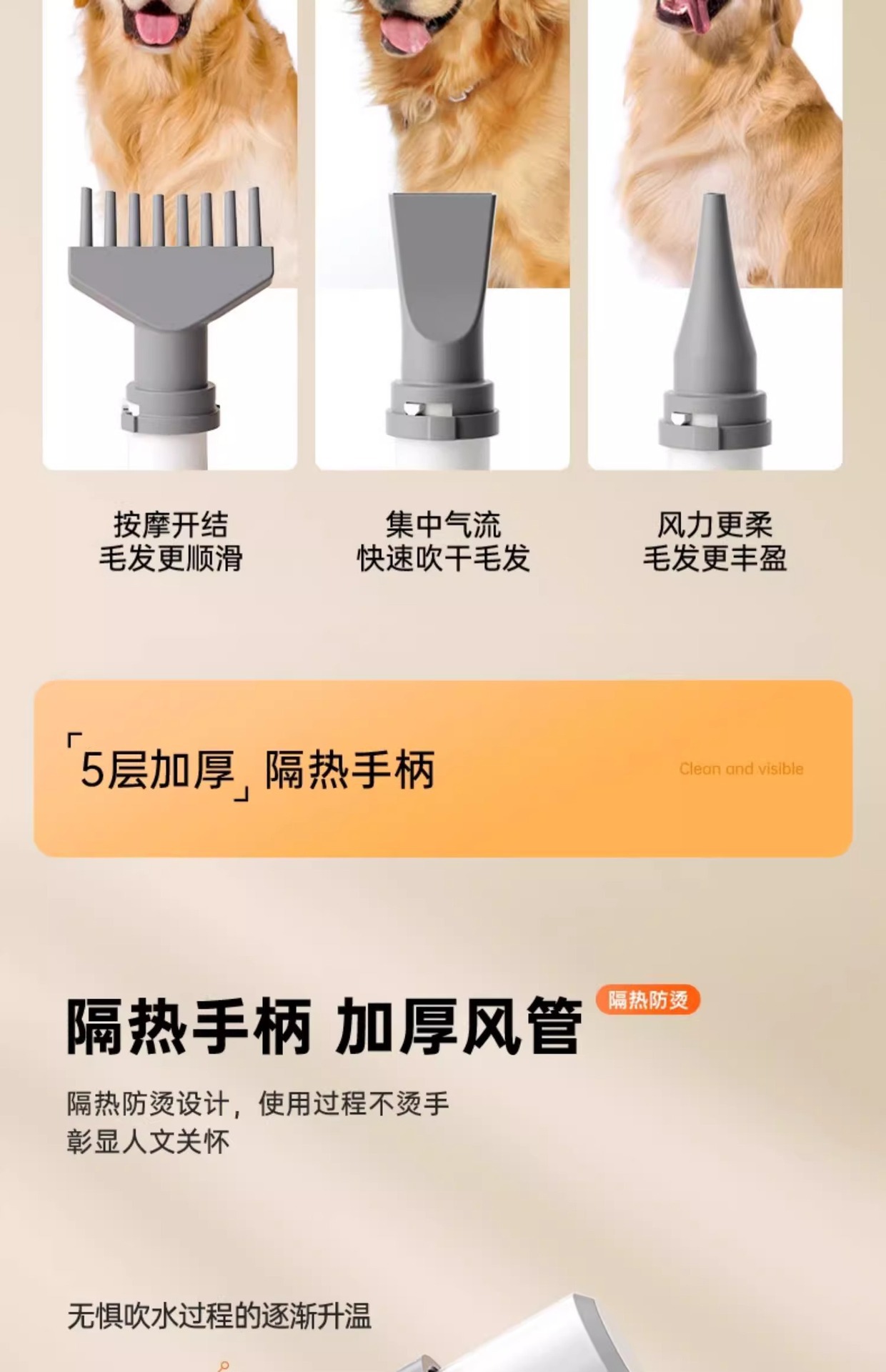 宠物吹水机家用大小型犬吹毛烘干一体机狗狗猫咪洗澡智能吹干神器详情3
