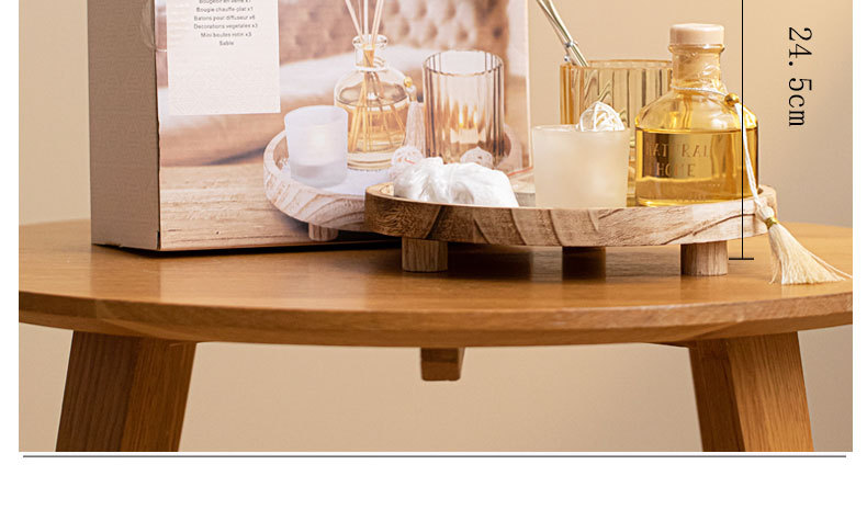 Hilton osmantel bandeja de madera aromaterapia vela perfumada exquisita set pic 4