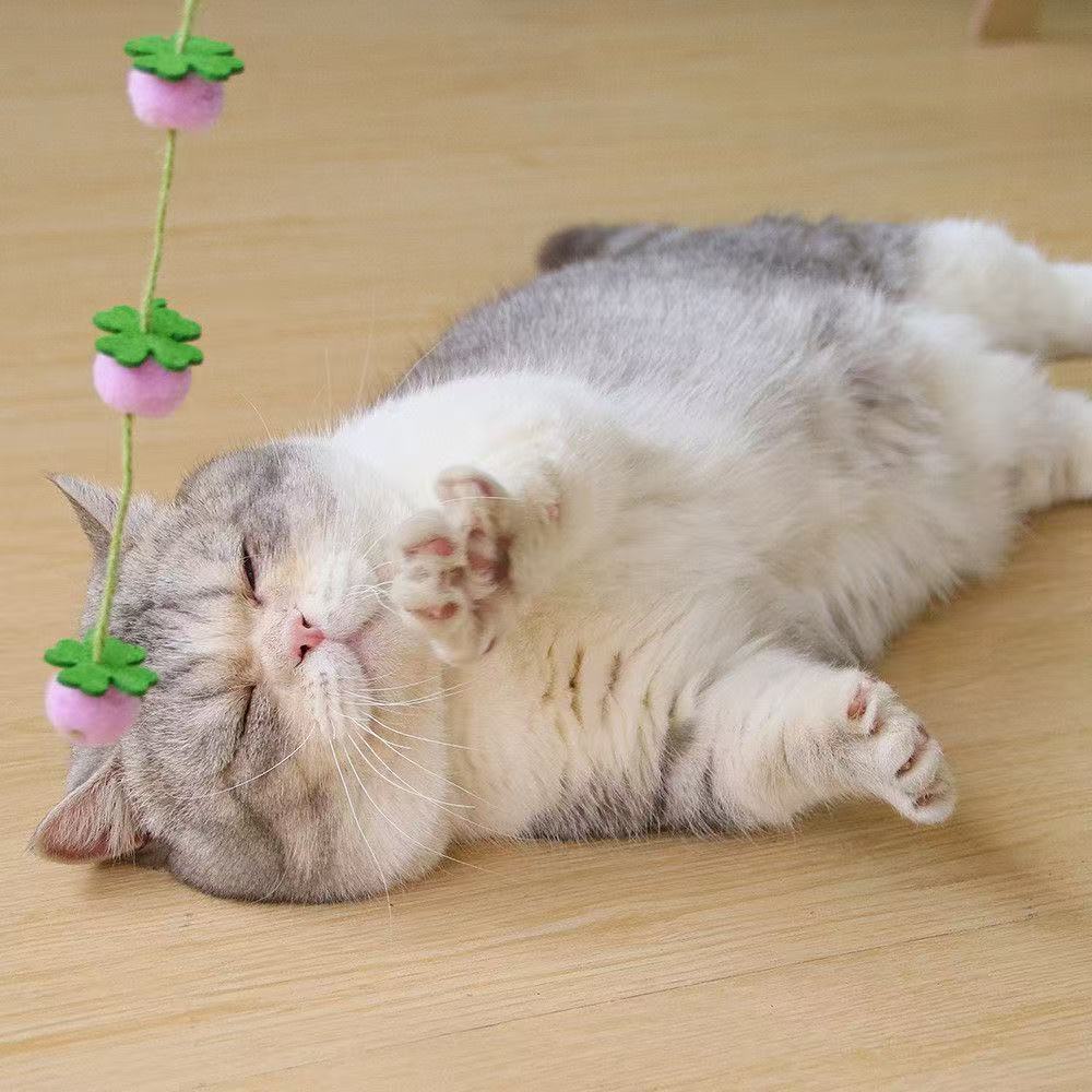 New and fruitful long cat toys, self-entertaining Chinese-style cat toys, wholesale cross-border Item Picture