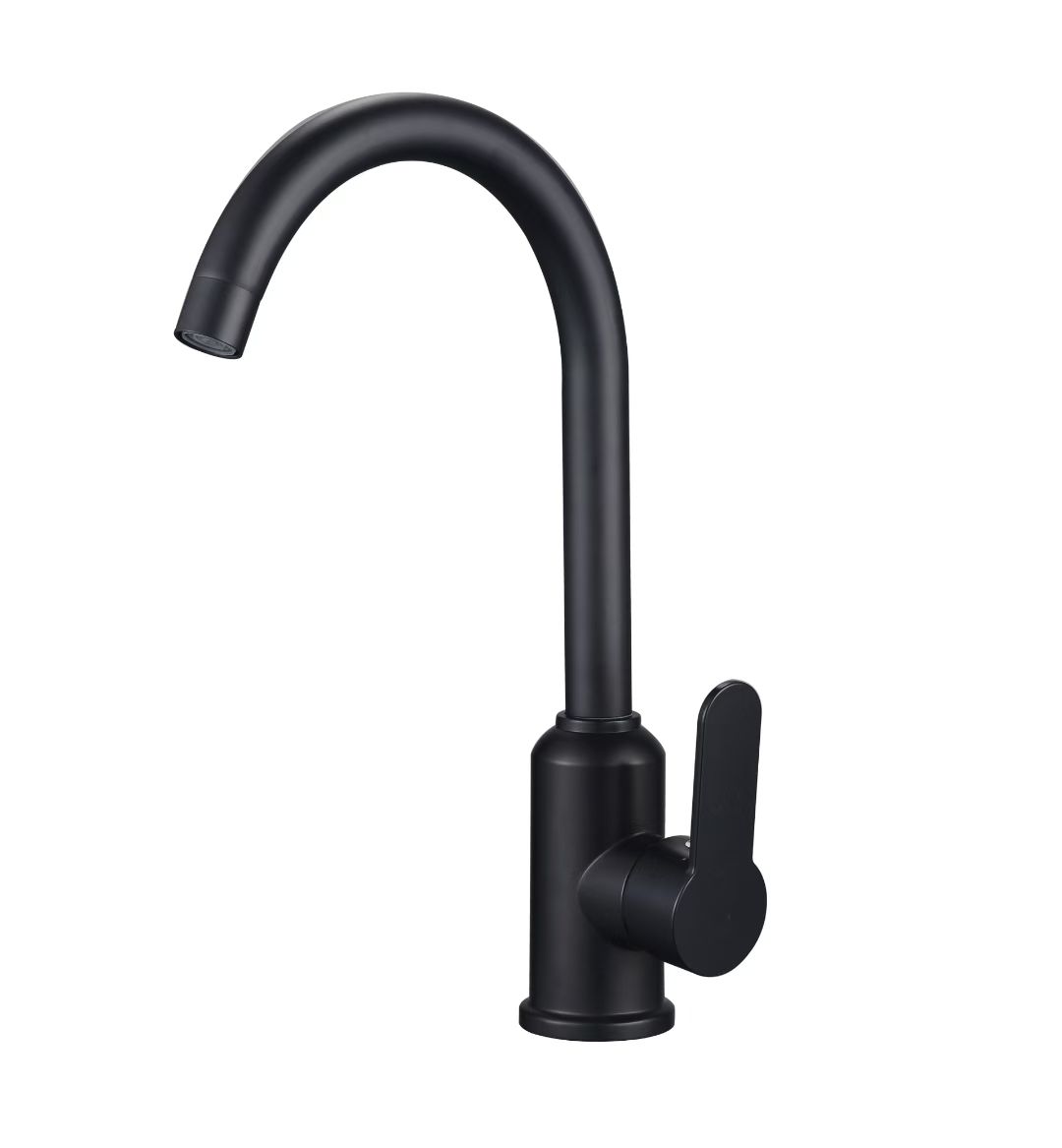 Black stainless steel 304 single cold dish basin faucet