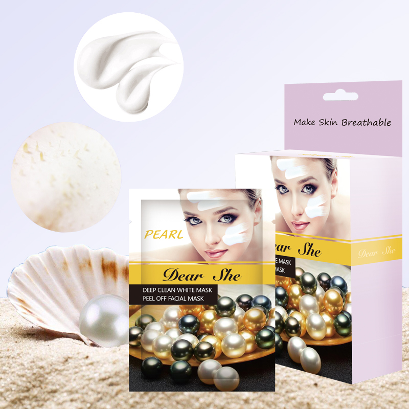 DEAR SHE Pearl Blackhead Nose Mask Deep Cleansing Blackhead Removal Mask Cross-border Wholesale details Picture