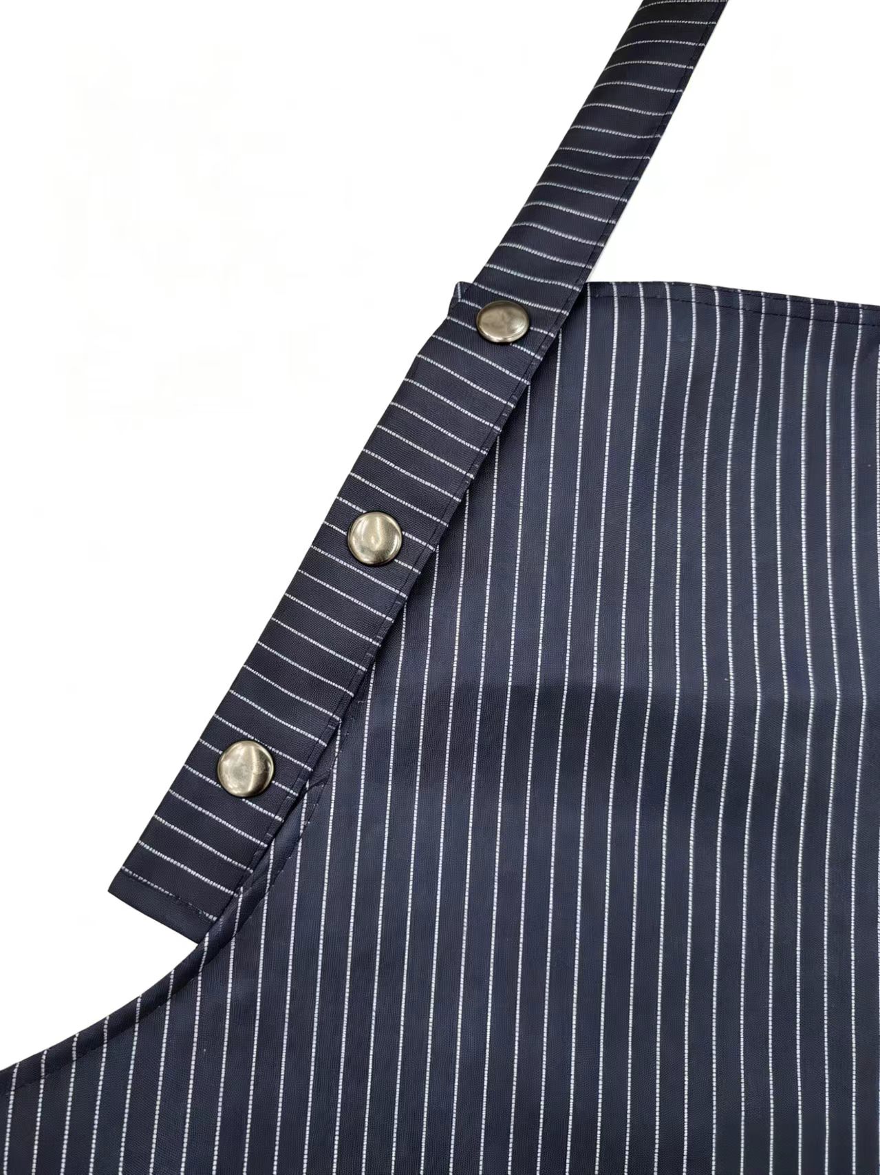 Striped apron, kitchen oil-proof and water-proof, extended lace-up apron Item Picture