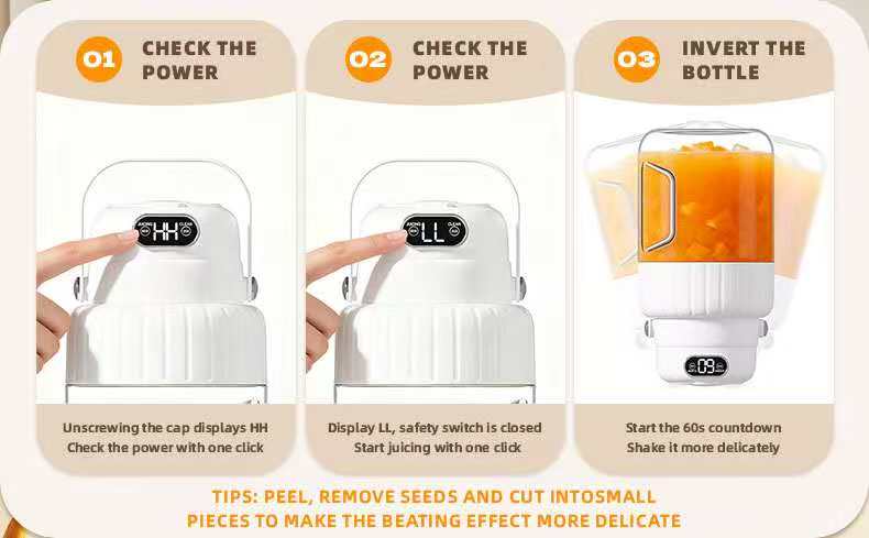 Portable blender fruit juicer cup cordless for milkshake and smoothie juicer, blender source factory small juicer detail image 8