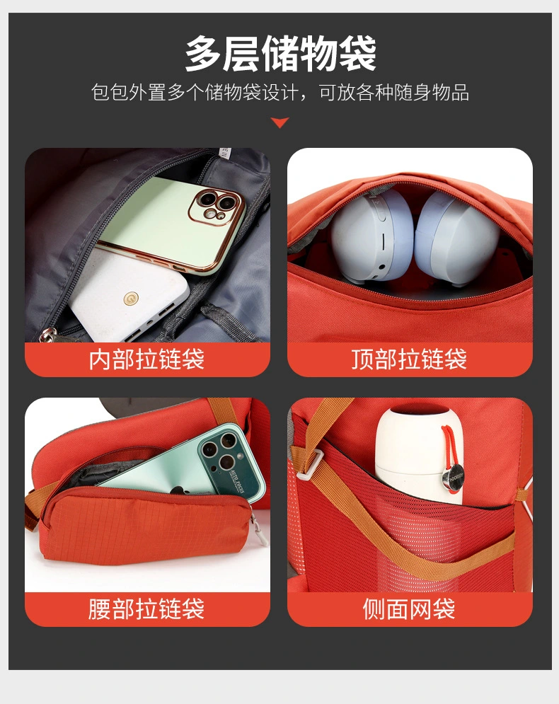 Outdoor travel large-capacity backpack, hiking bag, sports bag, water-resistant camping backpack detail image 8