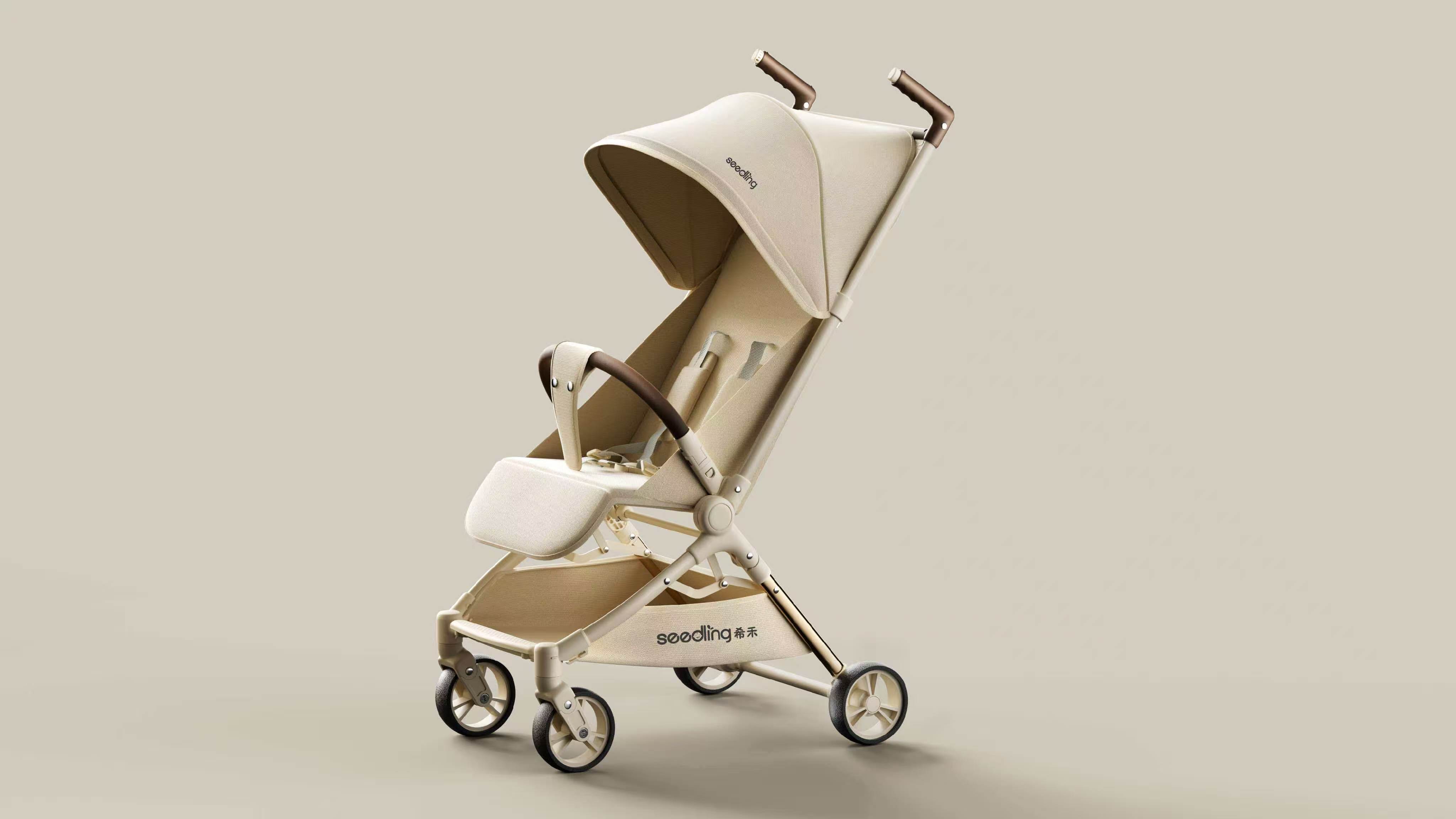 The lightweight baby stroller can be used as a folding pocket cart on planes detail image 7