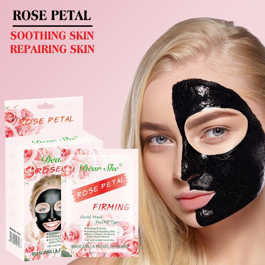Dear She Rose Mud Mask Hydrating Moisturizing Cleansing Mask Cream Cross-border Exclusive Supply