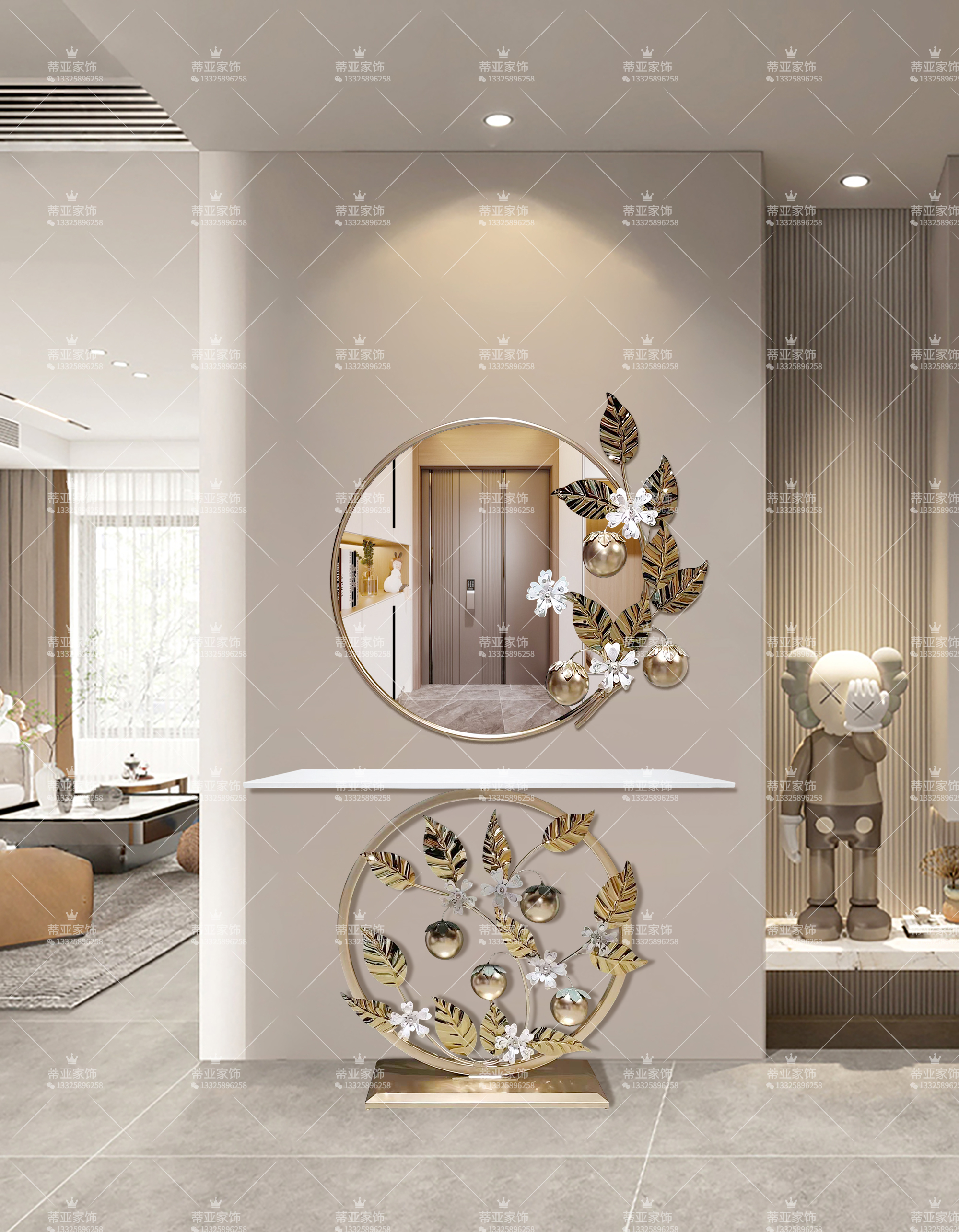 جدران حديدية معدنية مزخرفة بجدار 093836412 Item Picture